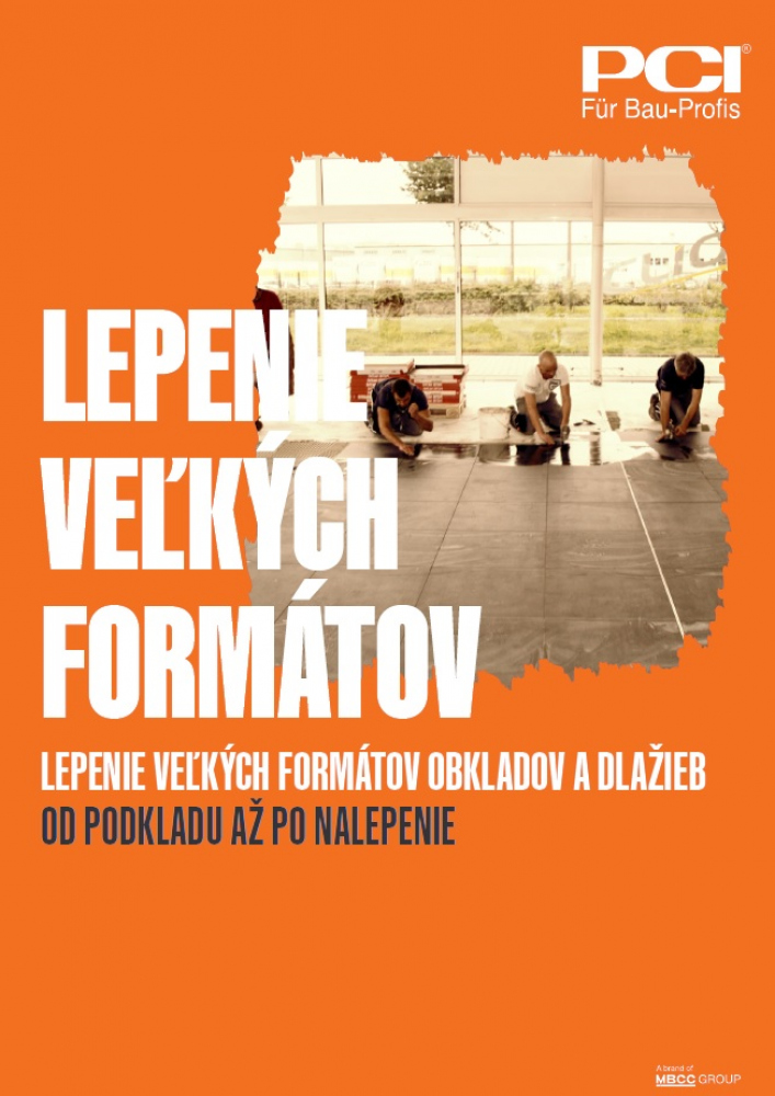 Lepenie veľkých formátov obkladov a dlažieb