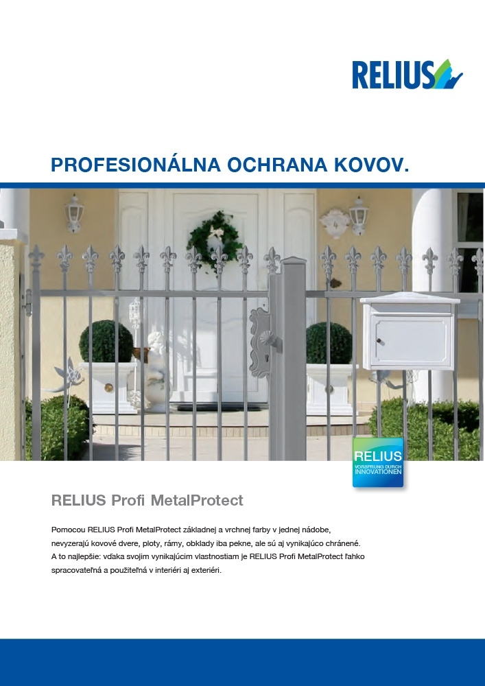 Profesionálna ochrana kovov RELIUS ProfiMetal Protect